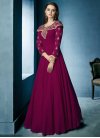 Faux Georgette Readymade Floor Length Gown For Festival - 1
