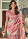Digital Print Work Silk Blend Designer Traditional Saree For Ceremonial - 2