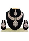 Royal Alloy Diamond Work Necklace Set - 1