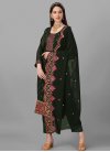 Faux Georgette Pant Style Designer Salwar Kameez For Festival - 1