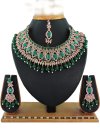 Glitzy Necklace Set For Party - 1