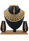 Divine Diamond Work Necklace Set For Party - 1