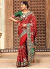 Green and Red  Silk Traditional Designer Saree - 2