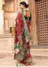 Green and Red  Silk Traditional Designer Saree - 3