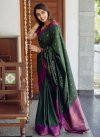 Silk Blend Designer Contemporary Style Saree - 1