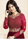 Ayesha Takia Faux Georgette Embroidered Work Long Length Trendy Anarkali Suit - 1
