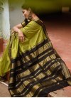 Art Silk Woven Work Trendy Classic Saree - 2