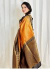 Woven Work Lichi Silk Designer Contemporary Style Saree - 1
