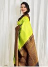 Lichi Silk Woven Work Designer Contemporary Saree - 2