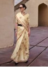 Satin Silk Woven Work Trendy Classic Saree - 3