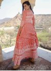 Cotton Readymade Designer Gown For Festival - 1