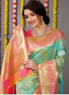 Woven Work Banarasi Silk Designer Traditional Saree - 3