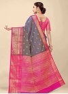 Woven Work Banarasi Silk Designer Contemporary Style Saree - 2