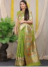 Banarasi Silk Designer Contemporary Style Saree For Festival - 1