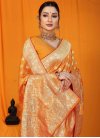 Banarasi Silk Traditional Designer Saree For Festival - 3