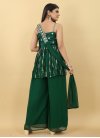 Faux Georgette Embroidered Work Readymade Palazzo Salwar Kameez - 3