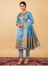 Paithani Silk Readymade Designer Salwar Suit For Ceremonial - 1