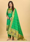 Paithani Silk Readymade Designer Salwar Suit - 3