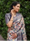 Digital Print Work Banarasi Silk Designer Traditional Saree - 3