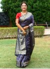 Woven Work Designer Contemporary Style Saree - 2