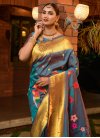 Woven Work Banarasi Silk Traditional Designer Saree For Festival - 2