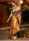 Woven Work Banarasi Silk Traditional Designer Saree For Festival - 1