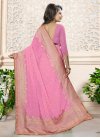 Extraordinary Faux Georgette Embroidered Work Trendy Classic Saree - 2