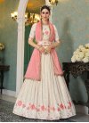 Off White and Pink Designer Lehenga For Party - 3