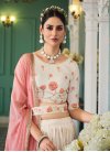 Off White and Pink Designer Lehenga For Party - 2