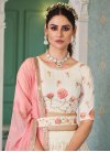 Off White and Pink Designer Lehenga For Party - 1