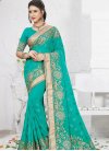 Embroidered Work Trendy Classic Saree For Ceremonial - 1