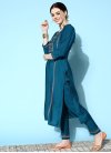 Reyon Embroidered Work Readymade Designer Salwar Suit - 1