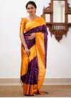 Woven Work Silk Blend Designer Contemporary Saree - 2