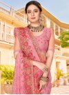 Net Embroidered Work Traditional Saree - 1