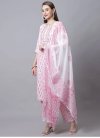Off White and Pink Readymade Designer Salwar Suit For Ceremonial - 2