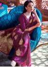 Woven Work Satin Silk Traditional Designer Saree - 1