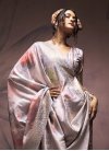 Silk Blend Designer Contemporary Saree - 4