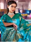Woven Work Designer Contemporary Style Saree For Ceremonial - 1