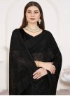 Embroidered Work Georgette Traditional Saree - 1