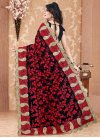 Embroidered Work Pure Georgette Contemporary Style Saree - 2