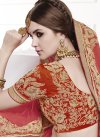 Faux Georgette Lace Work Designer Contemporary Style Saree - 2