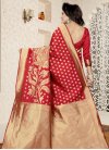 Thread Work Banarasi Silk Classic Saree For Ceremonial - 2
