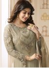 Ayesha Takia Faux Georgette Embroidered Work Pant Style Straight Salwar Suit - 2