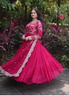 Georgette Readymade Designer Gown For Ceremonial - 1