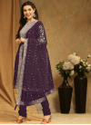 Embroidered Work Trendy Straight Salwar Suit - 2