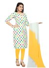 Cotton Trendy Straight Salwar Suit For Casual - 1