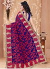 Pure Georgette Embroidered Work Traditional Saree - 2