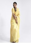 Linen Designer Contemporary Style Saree - 3