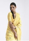 Linen Designer Contemporary Style Saree - 2