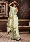 Handloom Silk Digital Print Work Trendy Classic Saree - 2